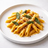 Penne with Pumpkin Sauce