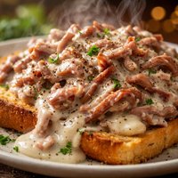 Pennsylvania Dutch Frizzled Beef Creamed Chipped