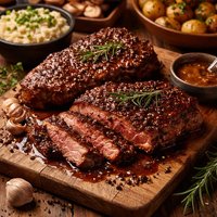 Pepper Glazed Steaks