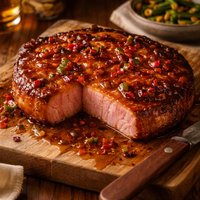 Pepper Jelly Ham Steak