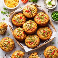 Peppered Cheddar Muffine