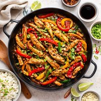 Peppered Chicken or Pork Stir Fry