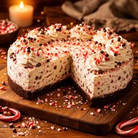 Peppermint Chip Cheesecake