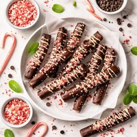 Peppermint Chocolate Sticks