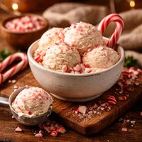 Peppermint Ice Cream with Peppermint Pieces