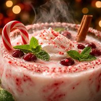 Peppermint Nog Punch