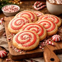Peppermint Swirl Cookies