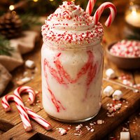Peppermint Vanilla Milkshake