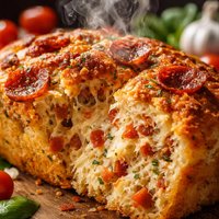 Pepperoni Batter Bread