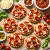 Pepperoni English Muffin Pizzas