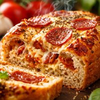 Pepperoni Pizza Bread for the Bread Machine