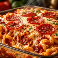Pepperoni Pizza Casserole