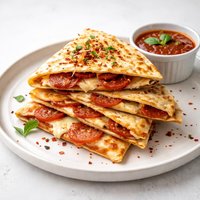 Pepperoni Pizza Quesadilla