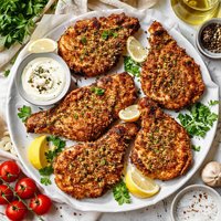 Peppery Breaded Pork Chops