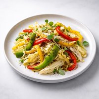 Peppery Cabbage and Bell Peppers