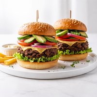 Perfect Black Bean and Tvp Burgers