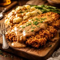 Perfect Chicken Fried Steak with Classic Brown Gravy