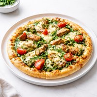 Perfect Chicken Pesto Pizza