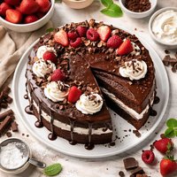 Perfect Chocolate Cake with Whipped Cream Filling
