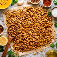 Perfect Crispy Toasted Pumpkin Seeds