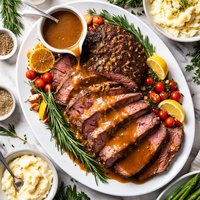Perfect Roast Beef with Gravy