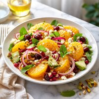 Perfect to Beat the Summer Heat Colourful Orange Salad
