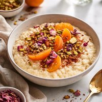Persian Apricot Rice Pudding