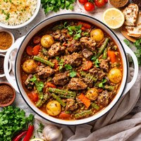Persian Lamb Vegetable Khoreshe
