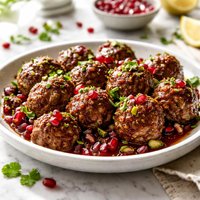 Persian Pomegranate and Pistachio Meatball
