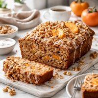 Persimmon Walnut Coffee Cake