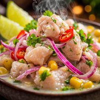 Peruvian Ceviche De Pescado