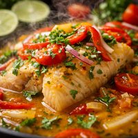 Pescado Sudado Peruvian Steamed Fish Fillets