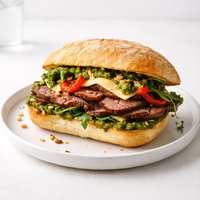 Pesto Beef Sandwich in the Round