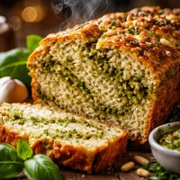 Pesto Beer Bread