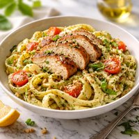 Pesto Chicken Alfredo