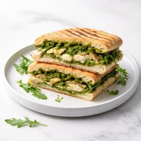 Pesto Chicken and Arugula Panini