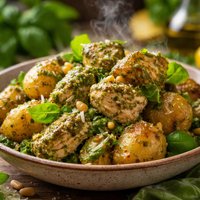 Pesto Chicken Potatoes