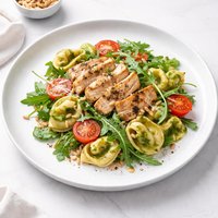 Pesto Chicken Tortollini Salad