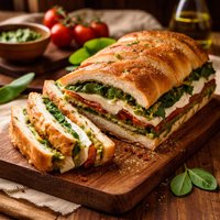 Pesto Sandwich Loaf