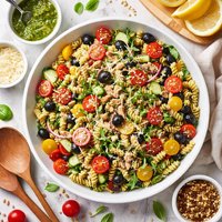 Pesto Tuna Pasta Salad