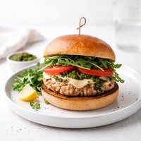 Pesto Turkey Burgers