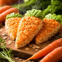 Peter Rabbit Carrots Rice Krispies Treats