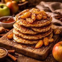 Pfannkuchen Pancakes with Apples
