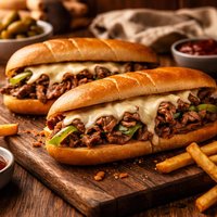 Philadelphia Cheese Steak Sandwiches