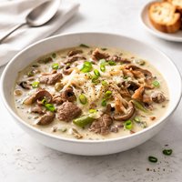 Philly Cheese Steak Soup