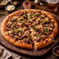 Philly Cheesesteak Pizza
