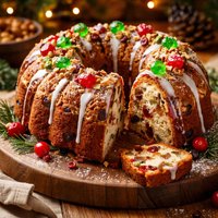 Philly Christmas Bundt Cake Fruitcake