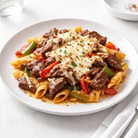 Philly Pizza Steak Pasta