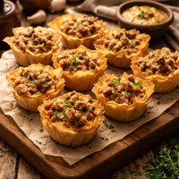 Phyllo Filo Fillo Sausage Cups
