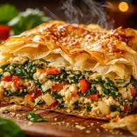 Phyllo Vegetable Pie